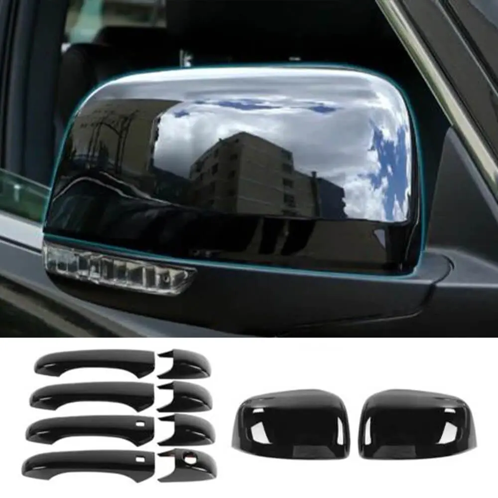 For 2011-2021 Jeep Grand Cherokee WK2 10x Door Handle Cover Rearview Mirror Shell Trim - Image 12