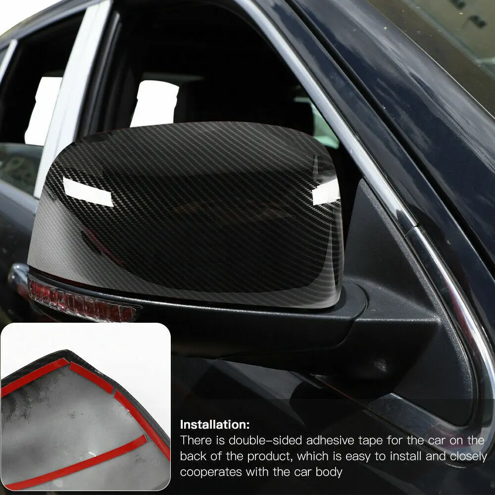 For 2011-2021 Jeep Grand Cherokee WK2 10x Door Handle Cover Rearview Mirror Shell Trim - Image 5