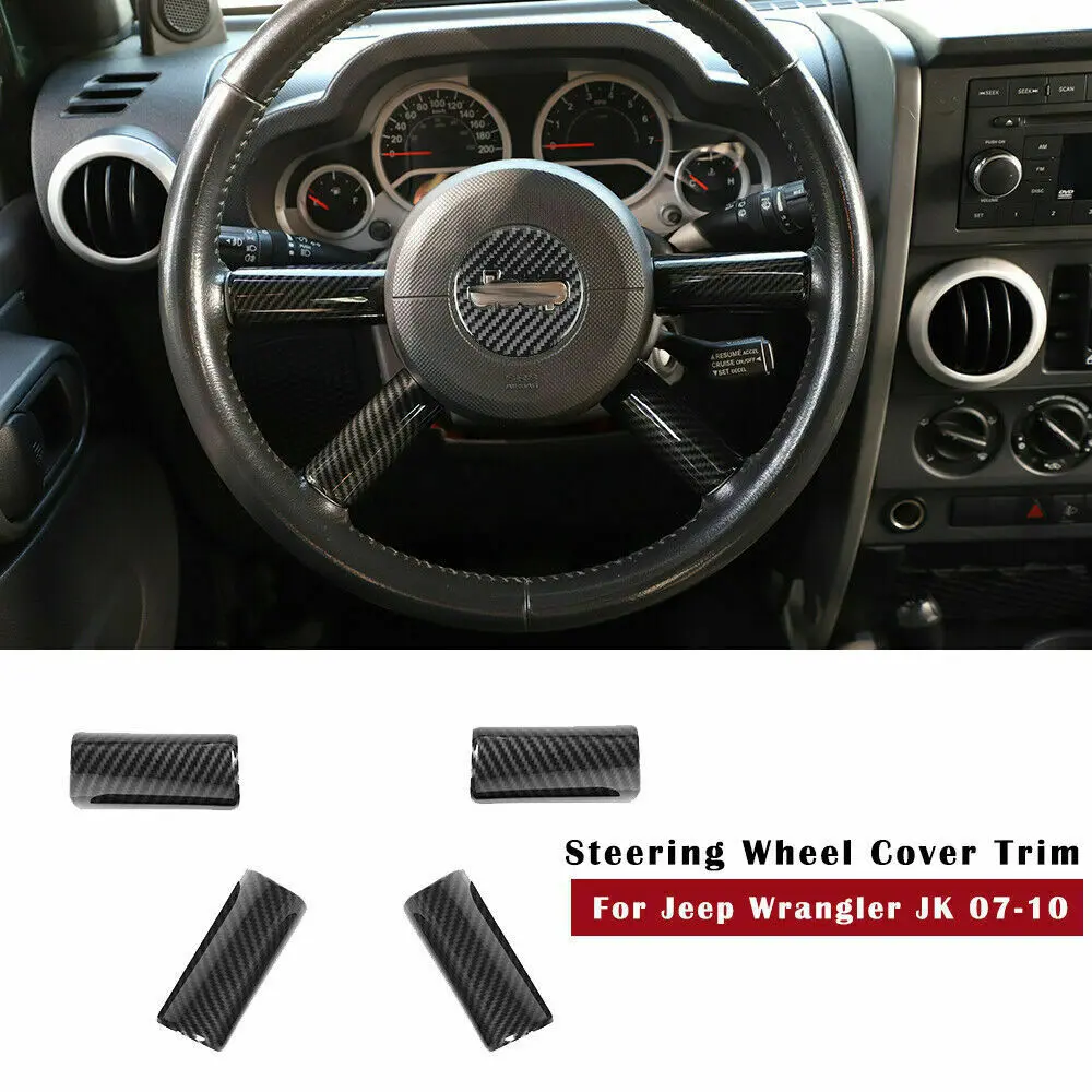 For 2007-2010 Jeep Wrangler JK 14x Steering Wheel Dashboard Air Outlet Vent Trim - Image 7