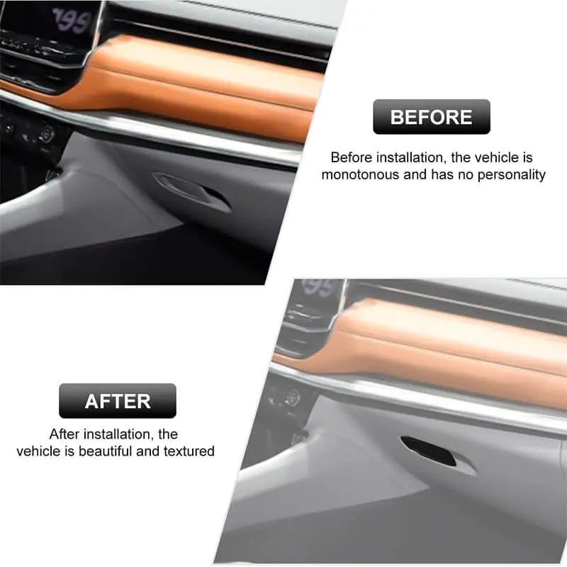For 2021-2025 Jeep Compass Co-pilot Storage Box Switch Panel Cover Trim - Image 2