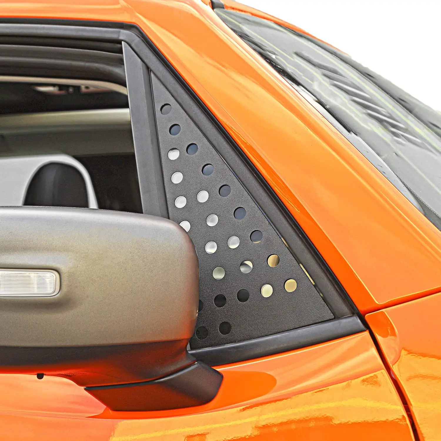 For 2015+ Jeep Renegade 2PCS Car Front Triangle Window Glass Panel Protector Trim Cover - Image 3