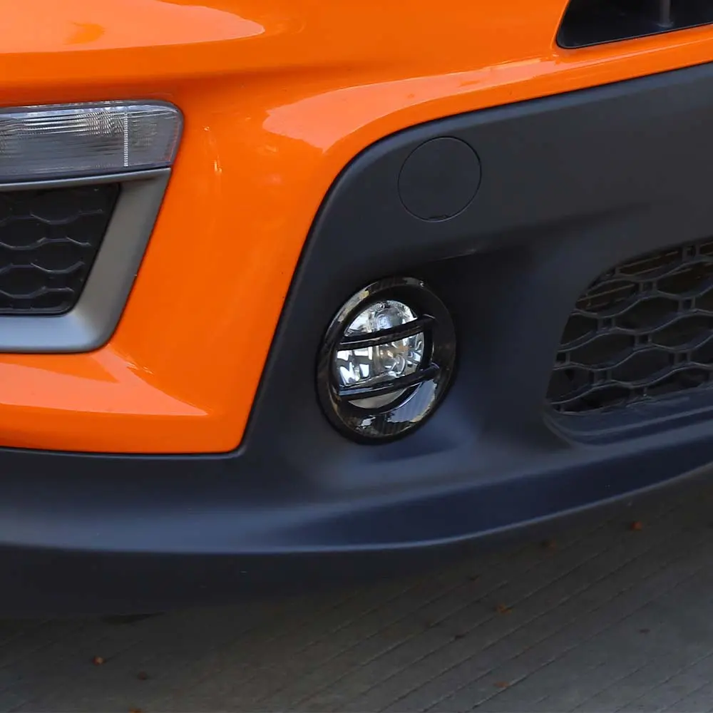 For 2019+ Jeep Renegade 2x Exterior Front Fog Light Lamp Guards Bezel Trim - Image 2