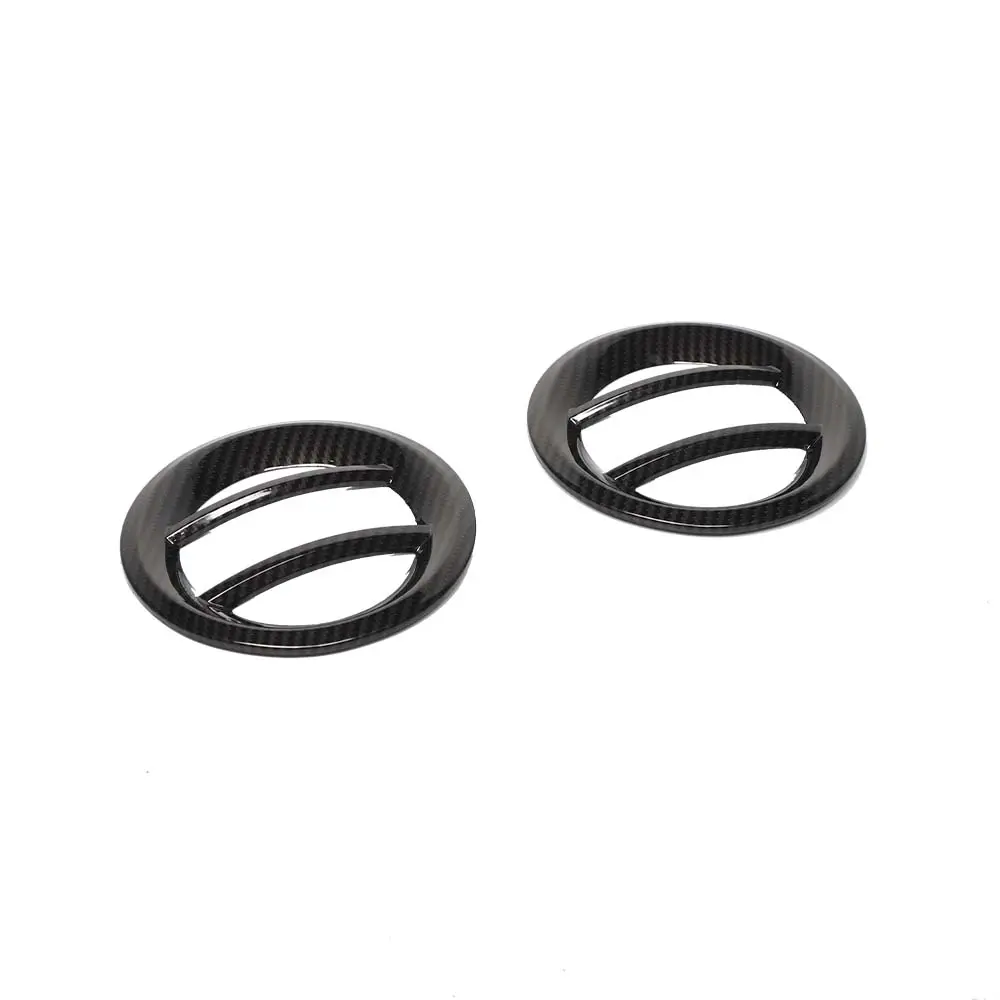 For 2019+ Jeep Renegade 2x Exterior Front Fog Light Lamp Guards Bezel Trim - Image 8