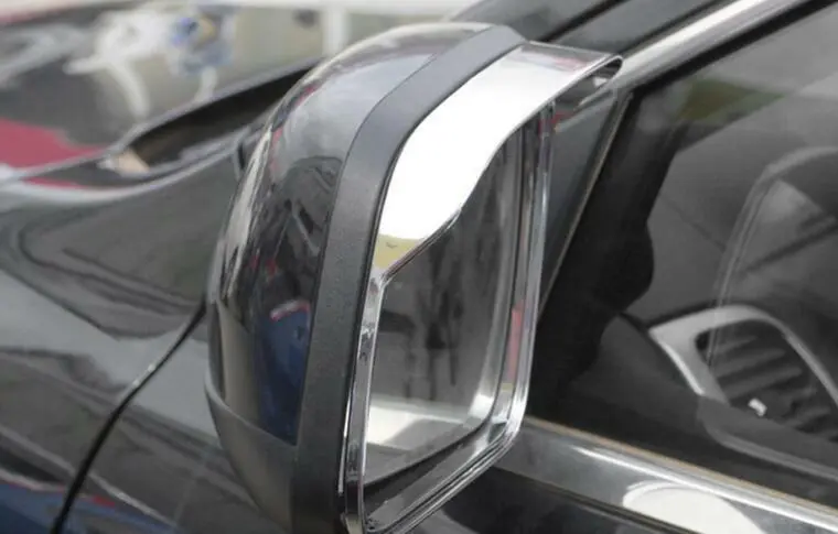 For 2011-2021 Jeep Grand Cherokee WK2 Rearview Mirror Rain Eyebrow Frame Trim 2pcs - Image 3
