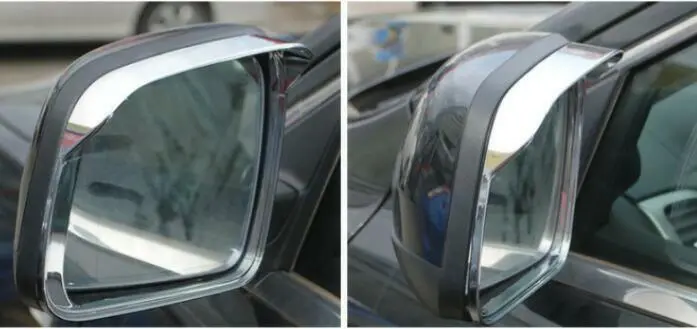 For 2011-2021 Jeep Grand Cherokee WK2 Rearview Mirror Rain Eyebrow Frame Trim 2pcs - Image 4