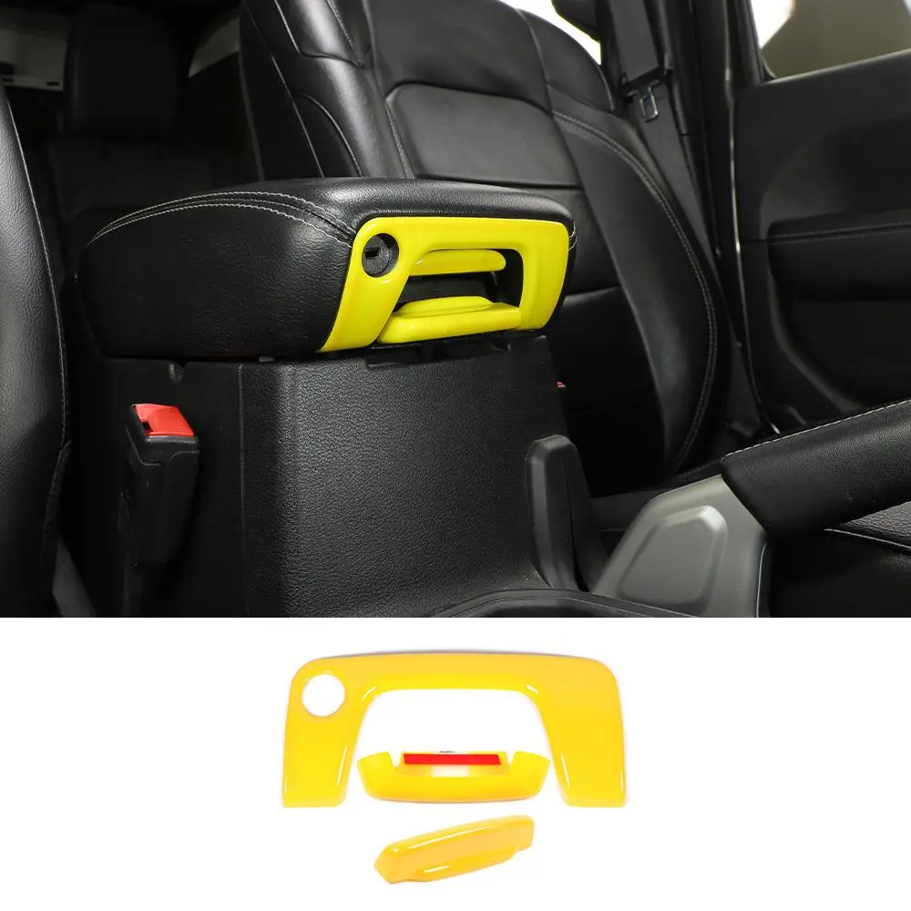 For 2018+ Jeep Wrangler JL & Gladiator JT Armrest Storage Box Switch Trim Cover - Image 14