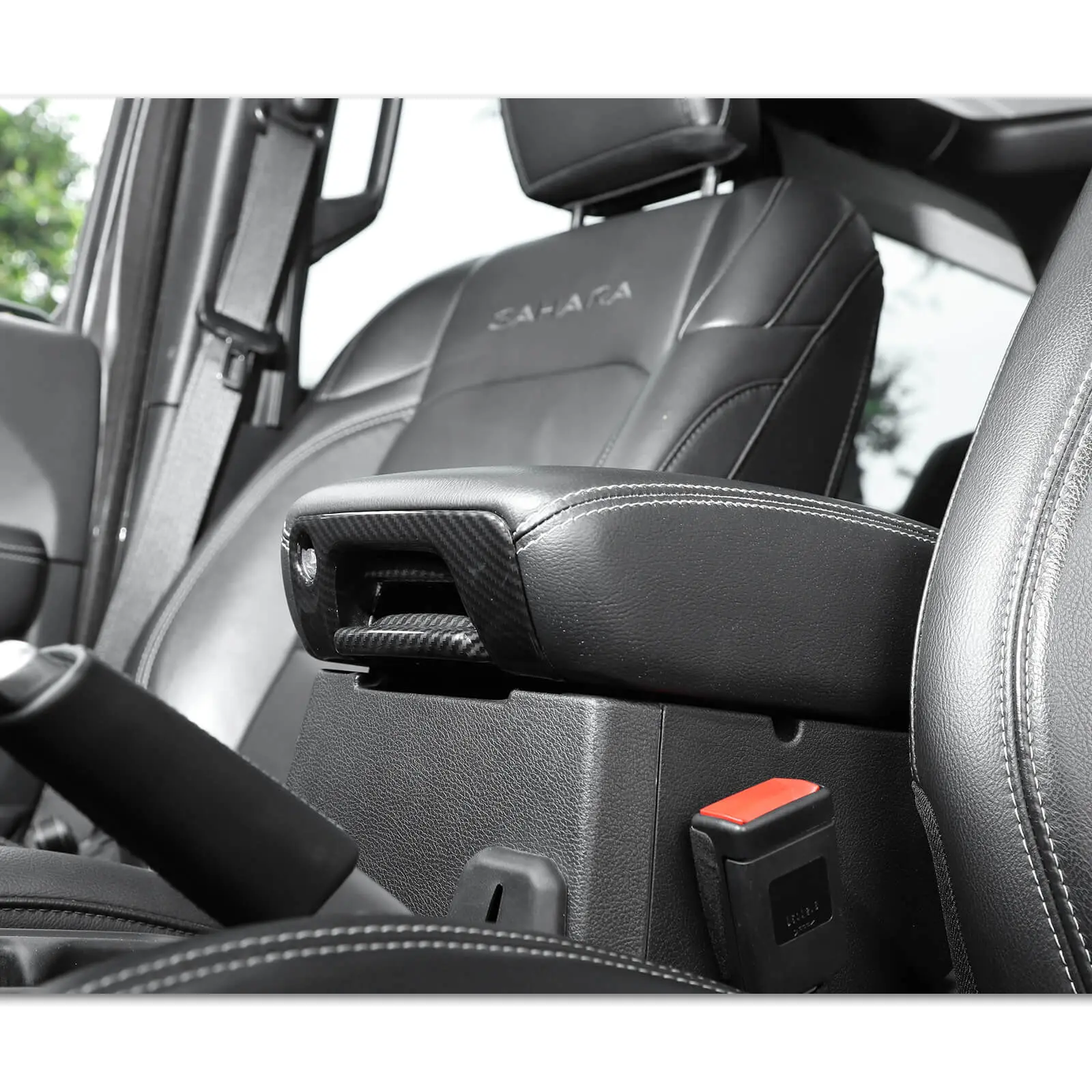 For 2018+ Jeep Wrangler JL & Gladiator JT Armrest Storage Box Switch Trim Cover - Image 3