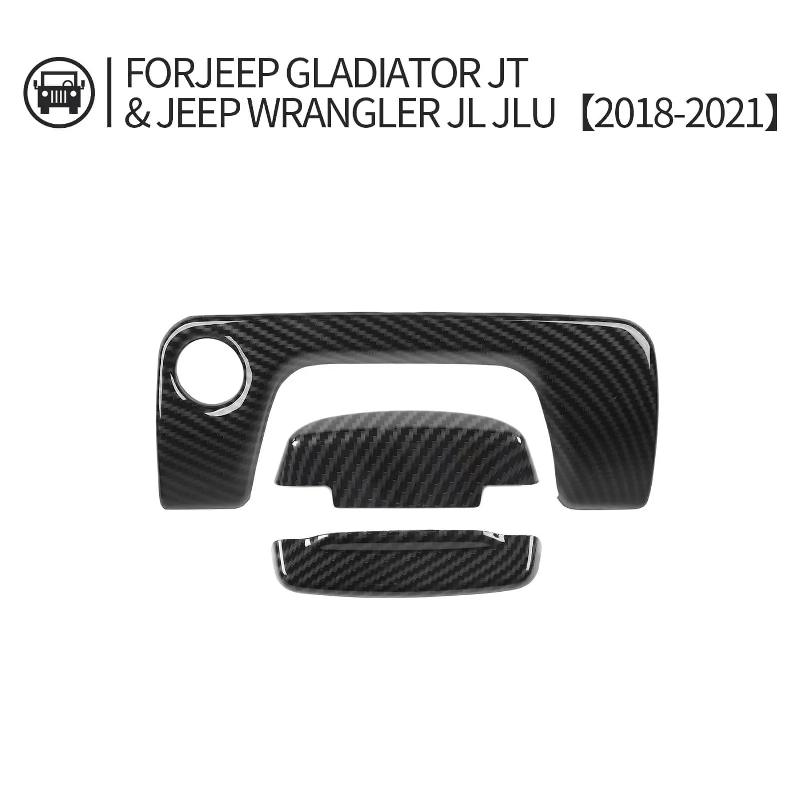 For 2018+ Jeep Wrangler JL & Gladiator JT Armrest Storage Box Switch Trim Cover - Image 7