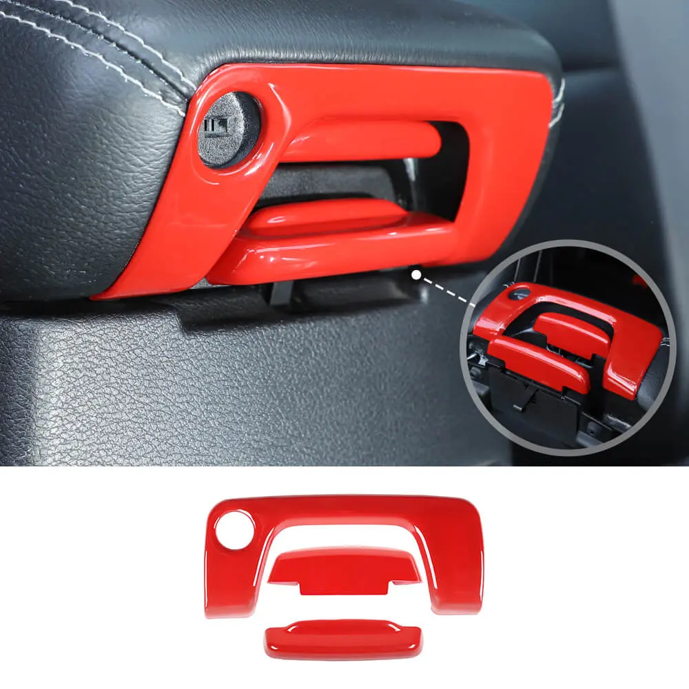 For 2018+ Jeep Wrangler JL & Gladiator JT Armrest Storage Box Switch Trim Cover - Image 8