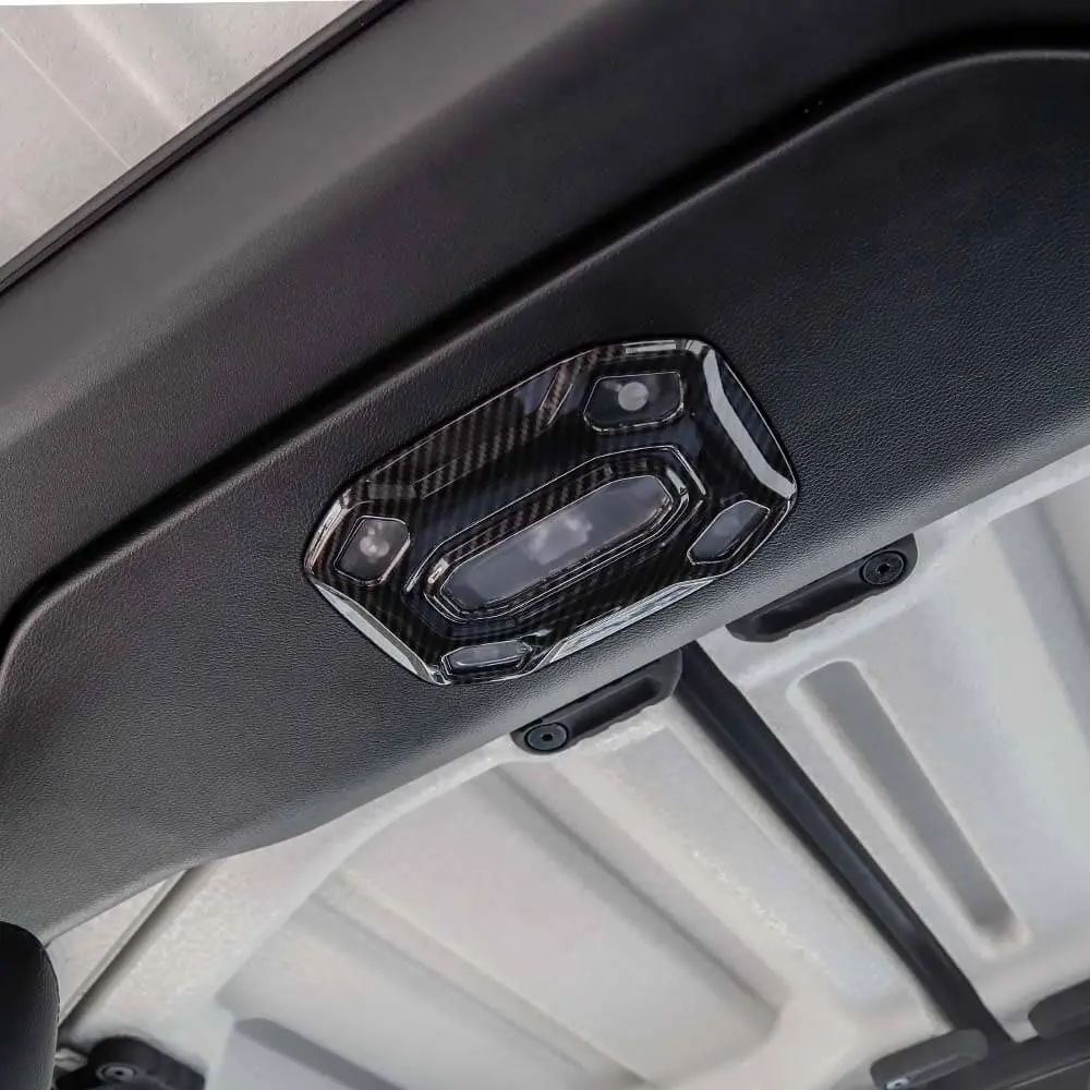 For 2018–2023 Jeep Wrangler JL & Gladiator JT 3-Piece Interior Reading Light Lamp Panel Frame Trim Cover - Image 3