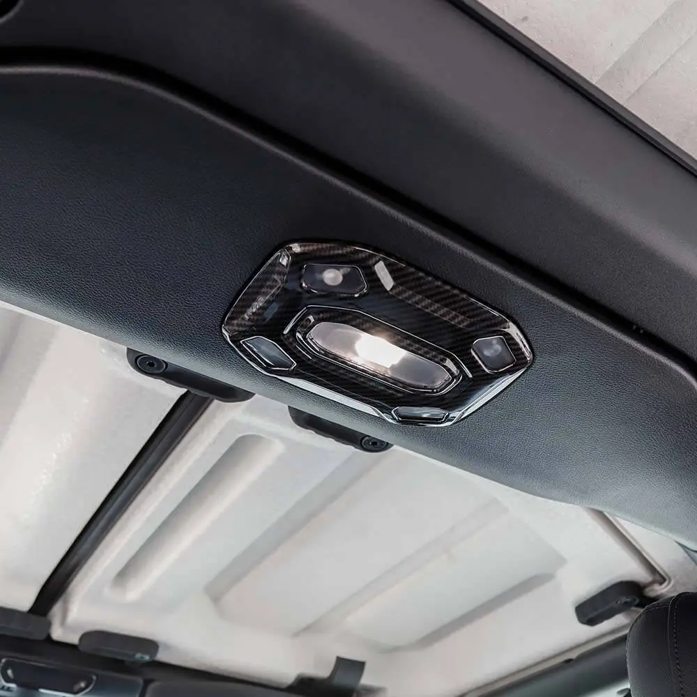 For 2018–2023 Jeep Wrangler JL & Gladiator JT 3-Piece Interior Reading Light Lamp Panel Frame Trim Cover - Image 4