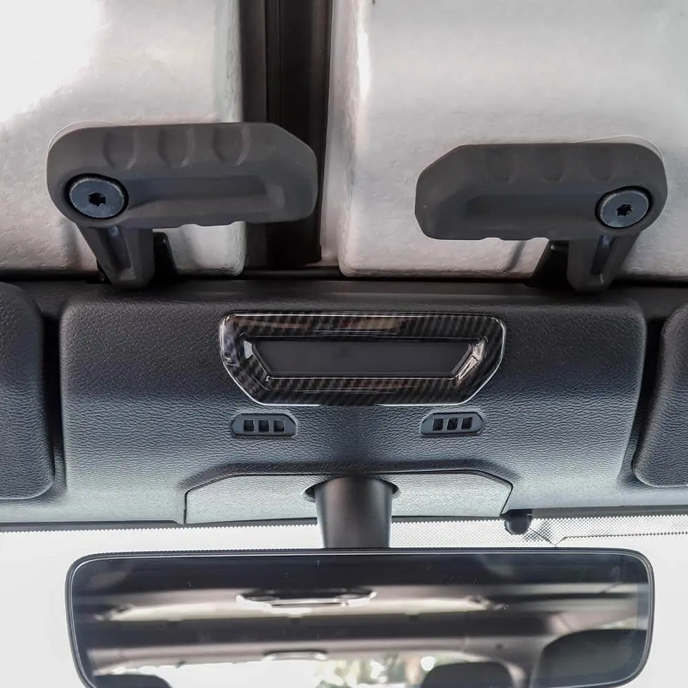 For 2018–2023 Jeep Wrangler JL & Gladiator JT 3-Piece Interior Reading Light Lamp Panel Frame Trim Cover - Image 6