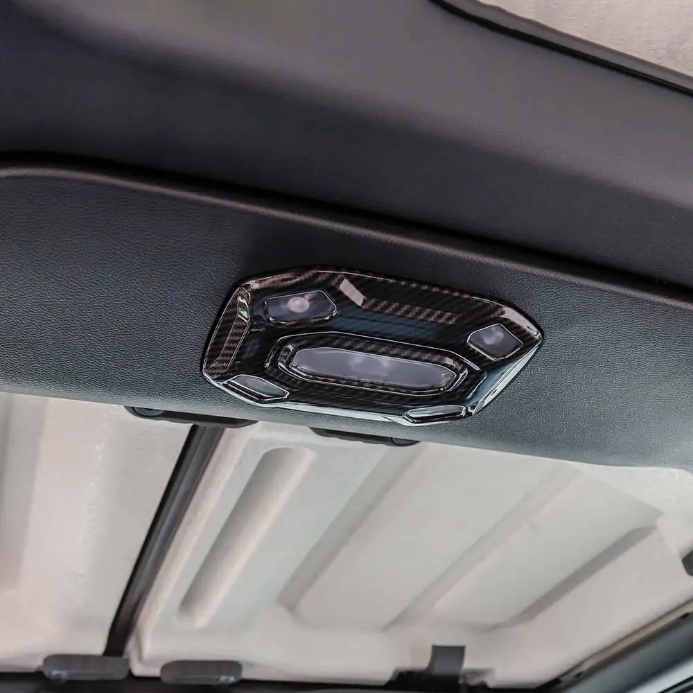 For 2018–2023 Jeep Wrangler JL & Gladiator JT 3-Piece Interior Reading Light Lamp Panel Frame Trim Cover - Image 7