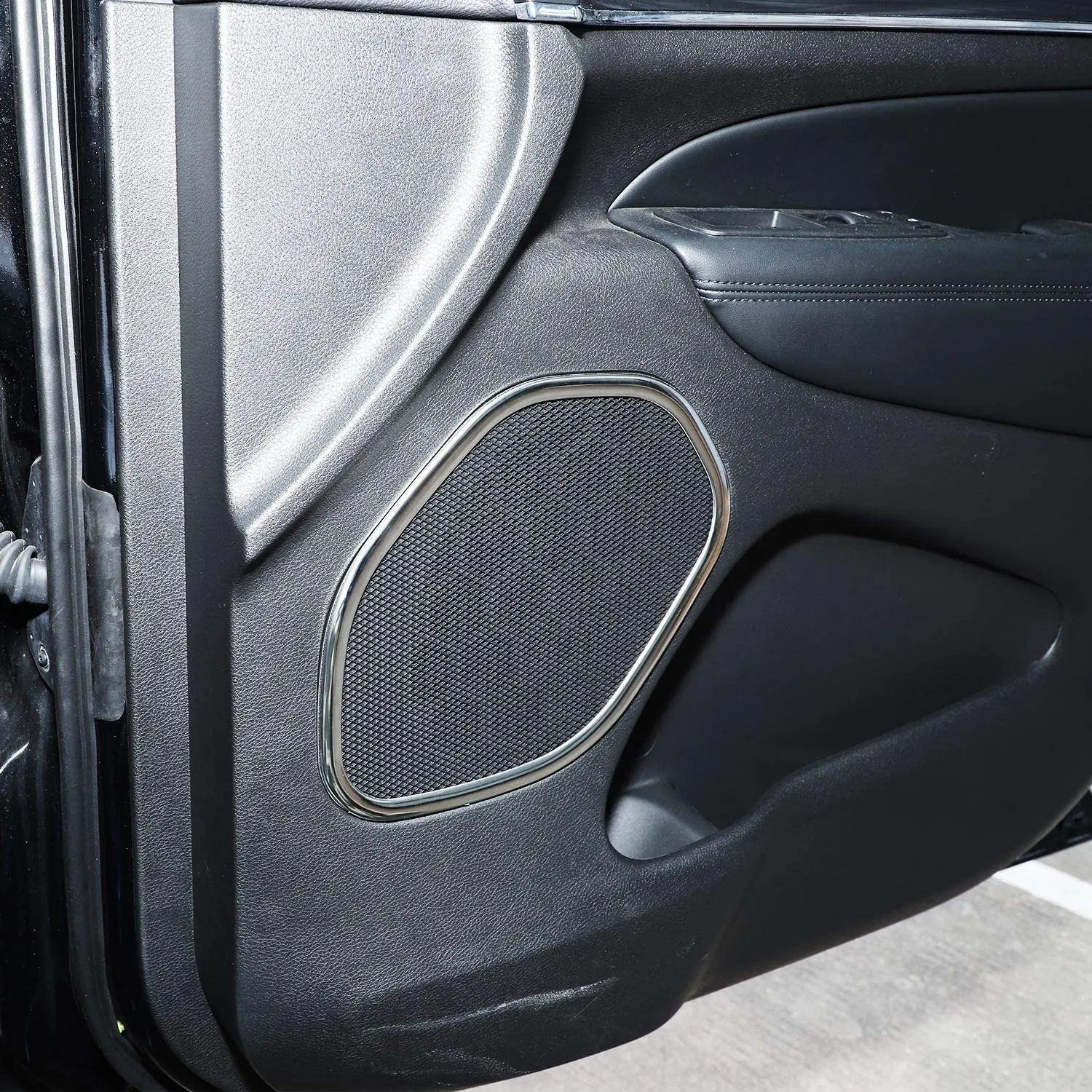 For 2011-2021 Jeep Grand Cherokee WK2 Car Interior Door Speaker Cover Trim 4PCS - Image 4