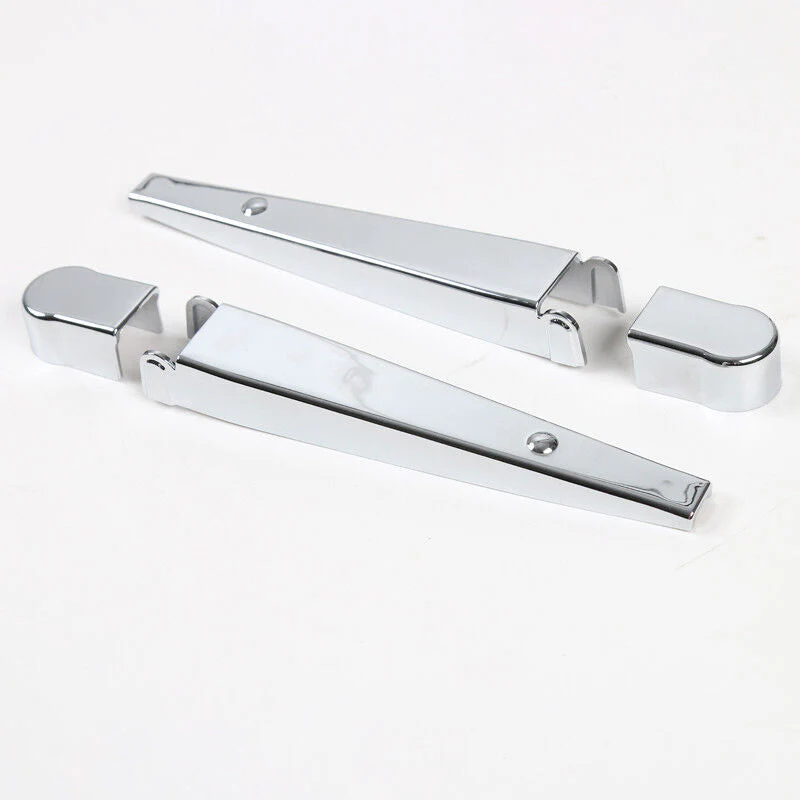 For 1997-2006 Jeep Wrangler TJ 4PCS Front Window Wiper Arm Blade Cover Trim - Image 4