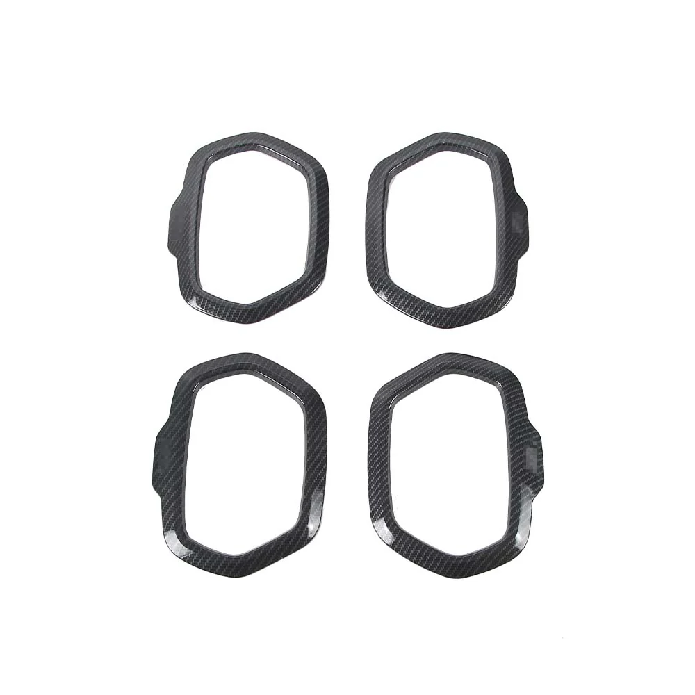 For 2015+ Jeep Renegade 4x Door Sound Speaker Audio Ring Cover Frame Trim - Image 8
