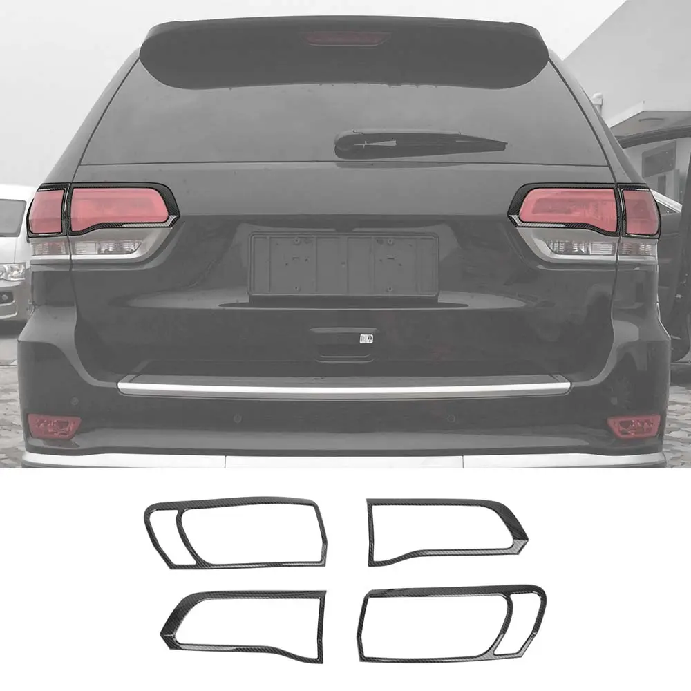 For 2014-2021 Jeep Grand Cherokee WK2 Rear Tail Light Lamp Bezels Trim Frame 4PCS - Image 10