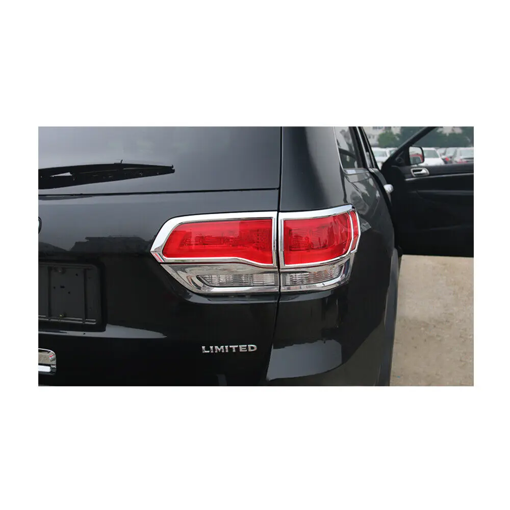 For 2014-2021 Jeep Grand Cherokee WK2 Rear Tail Light Lamp Bezels Trim Frame 4PCS - Image 7