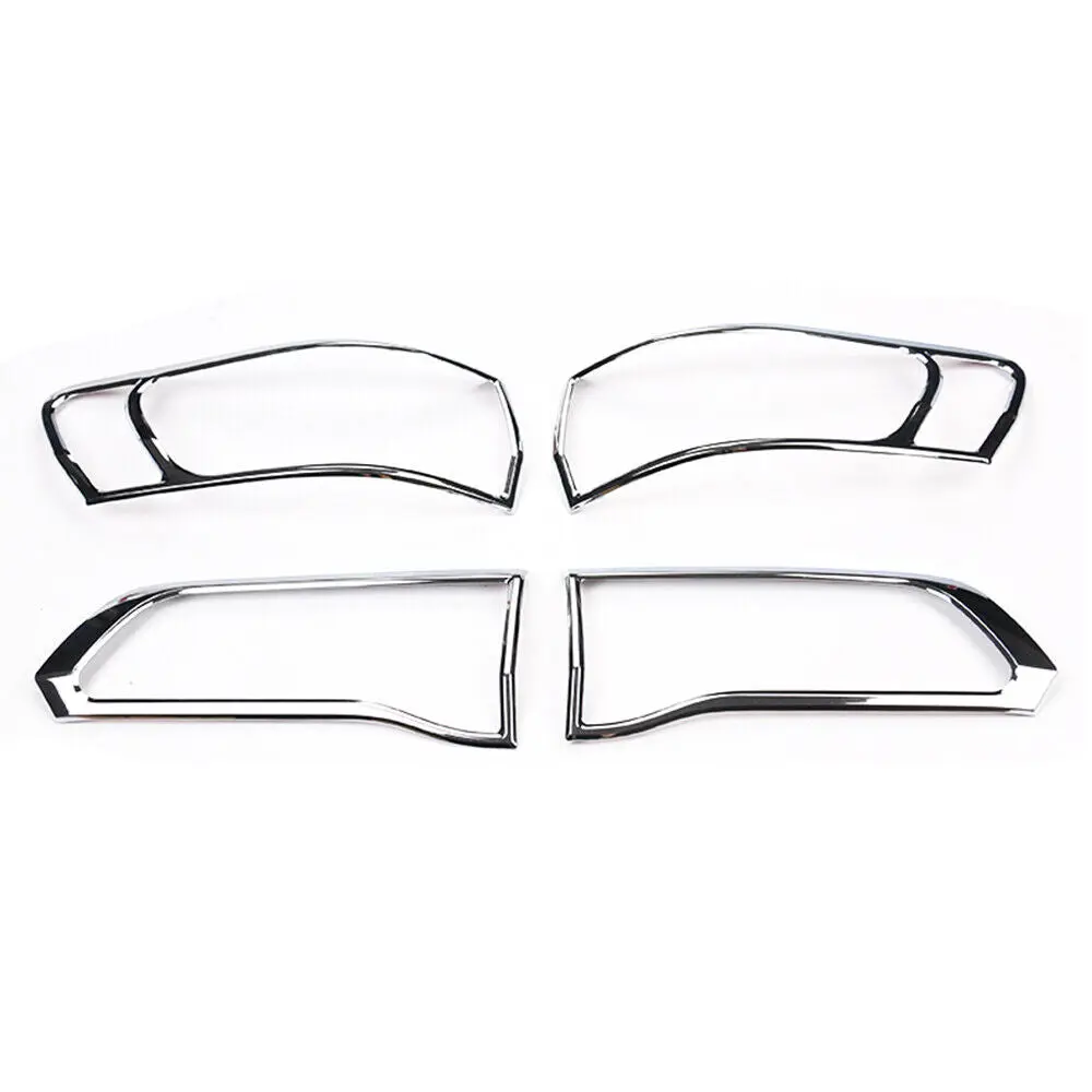 For 2014-2021 Jeep Grand Cherokee WK2 Rear Tail Light Lamp Bezels Trim Frame 4PCS - Image 8