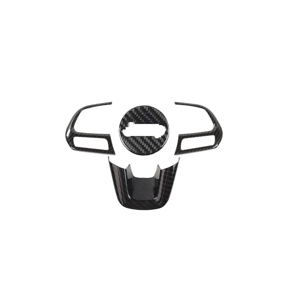 For Jeep Renegade 2015+ & Compass 2017-2025 Steering Wheel Frame Trim Decor Cover 4 Pcs - Image 2
