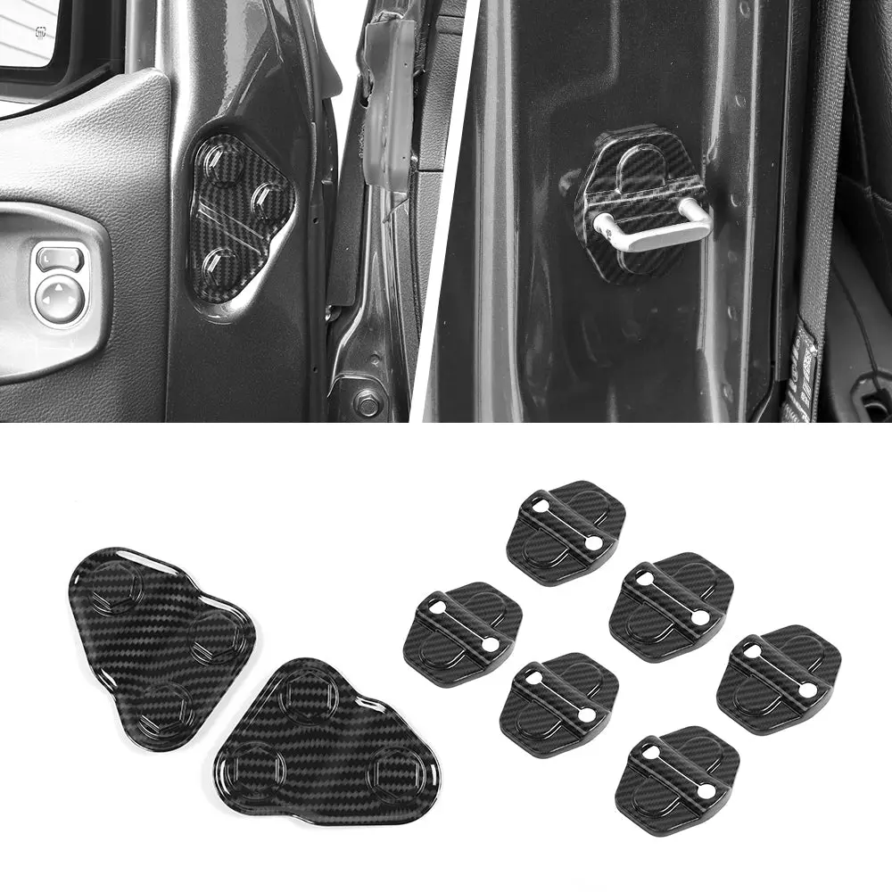 For 2018+ Jeep Wrangler JL JLU, Gladiator JT Door Lock Screw Cover Trim - Image 8
