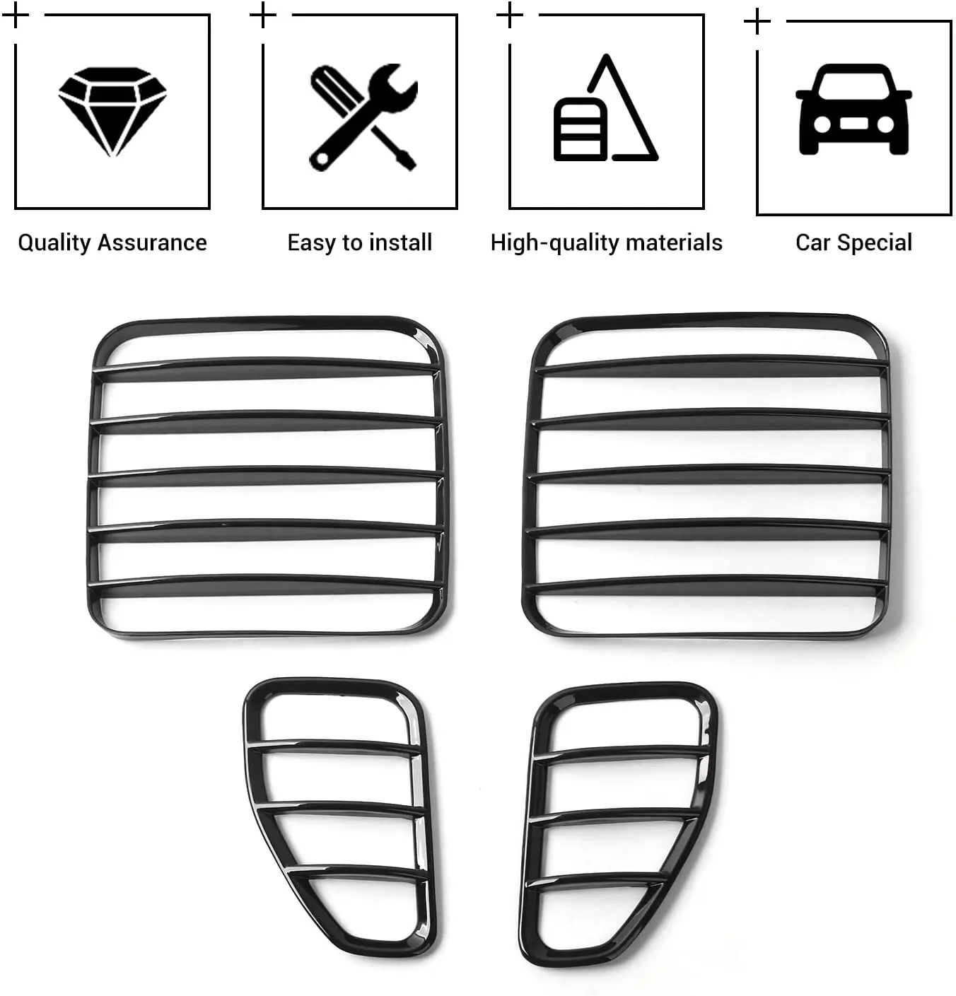 For 2015+ Jeep Renegade Tail Light Lamp Guards Blinds Rear Taillight Guard - Image 5
