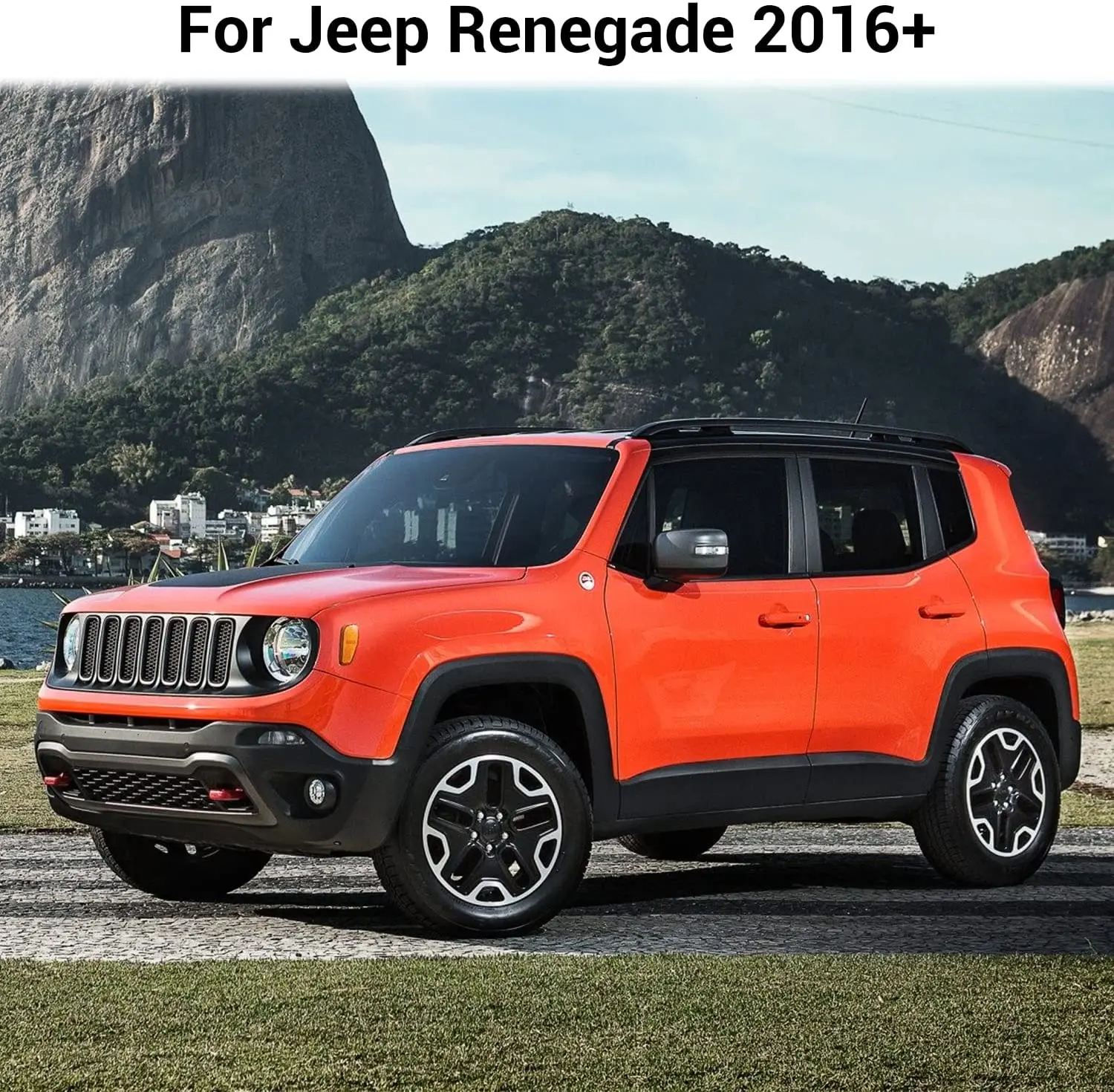 For 2015+ Jeep Renegade Tail Light Lamp Guards Blinds Rear Taillight Guard - Image 7