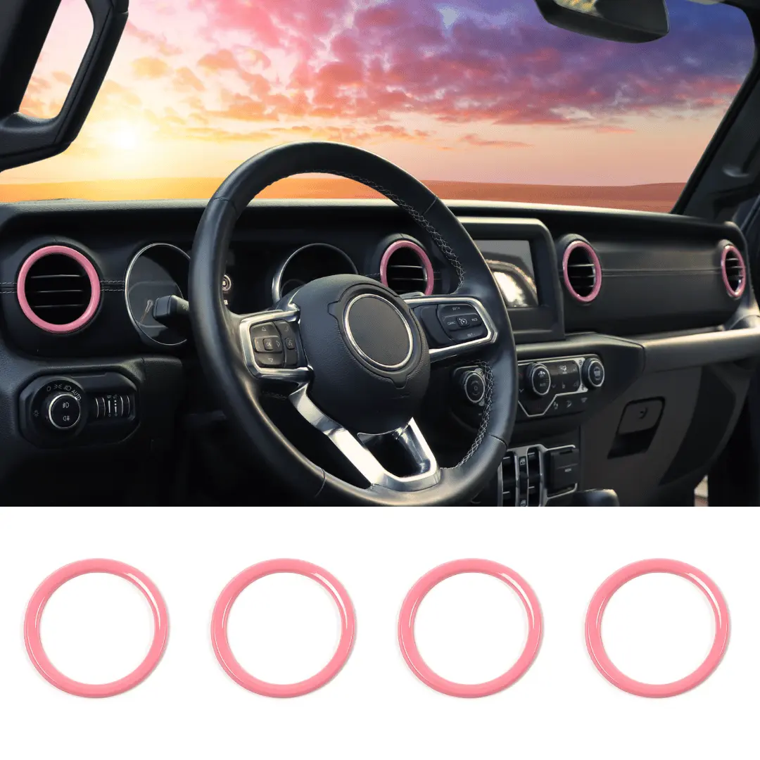 For 2018-2023 Jeep Wrangler JL JLU &Gladiator JT Air Vents Bezel Cover Trim - Image 15
