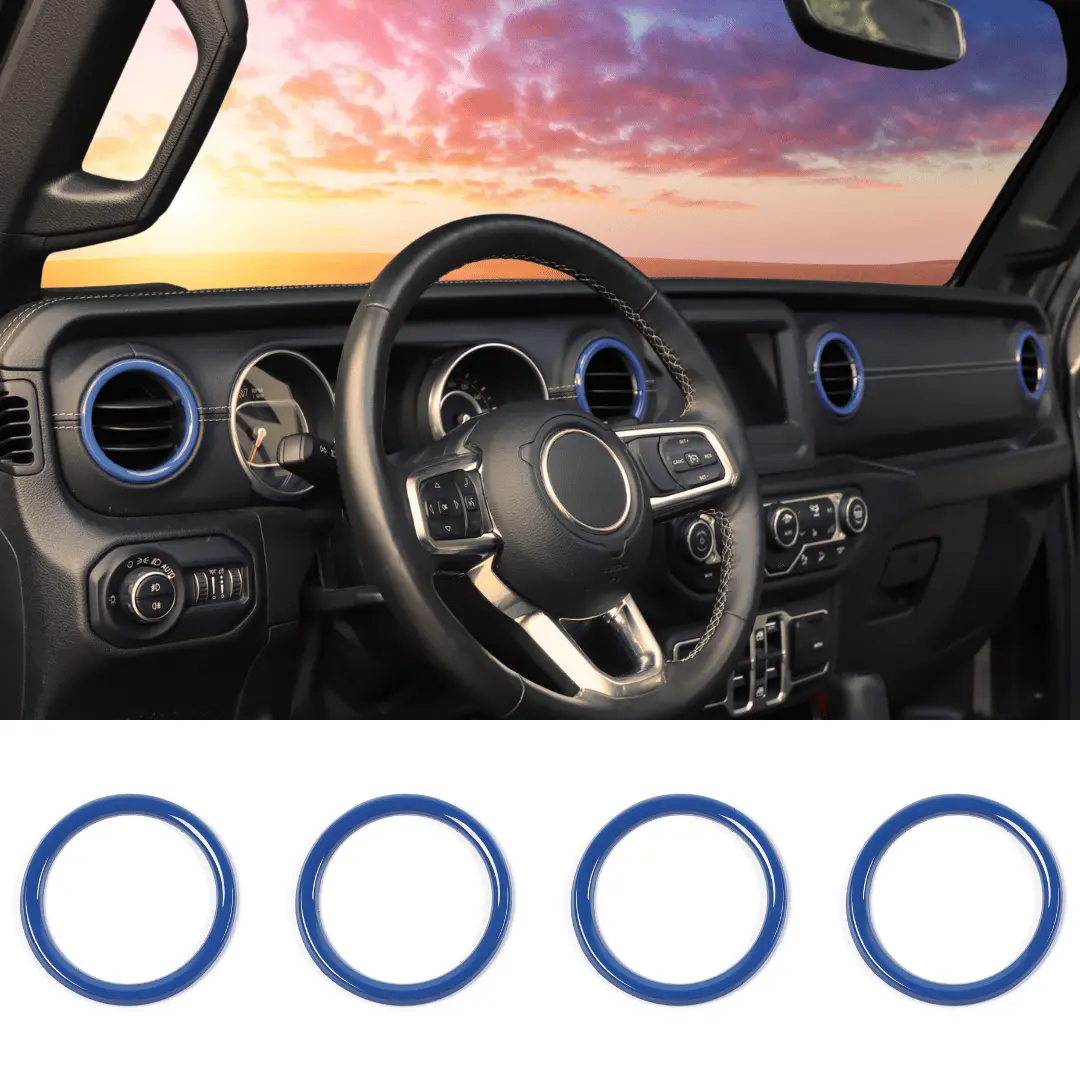 For 2018-2023 Jeep Wrangler JL JLU &Gladiator JT Air Vents Bezel Cover Trim - Image 16