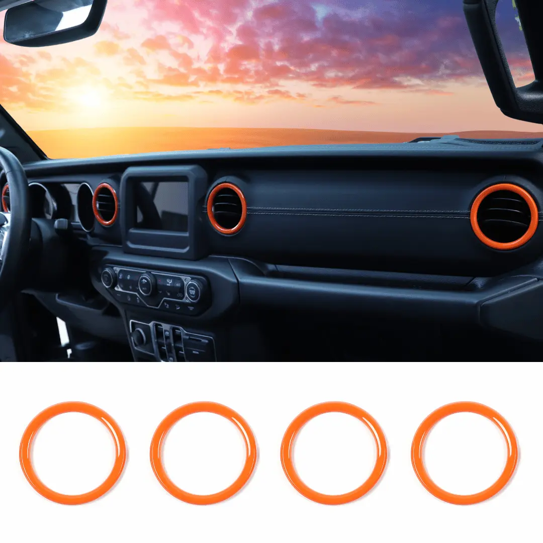 For 2018-2023 Jeep Wrangler JL JLU &Gladiator JT Air Vents Bezel Cover Trim - Image 17