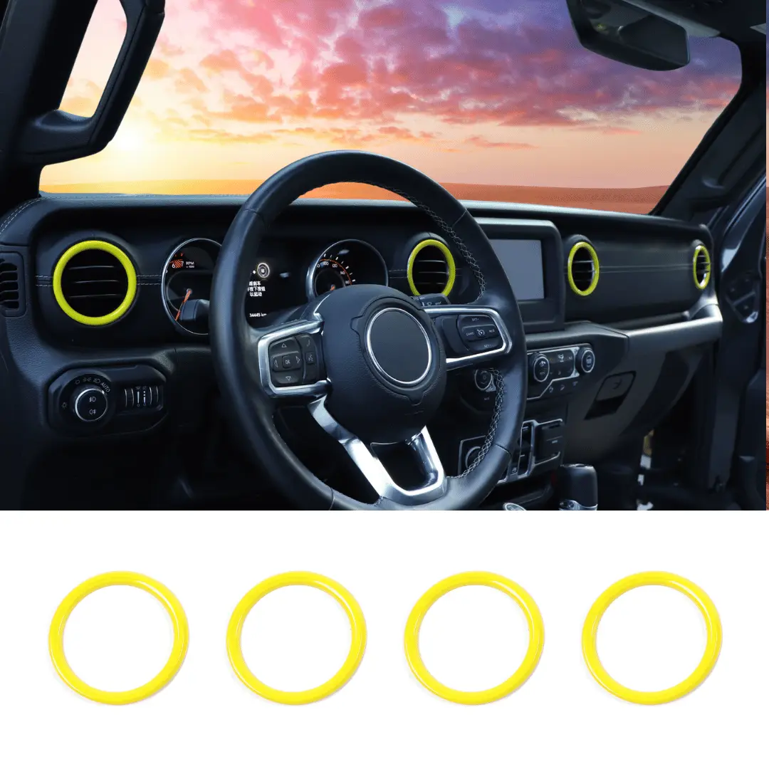 For 2018-2023 Jeep Wrangler JL JLU &Gladiator JT Air Vents Bezel Cover Trim - Image 19