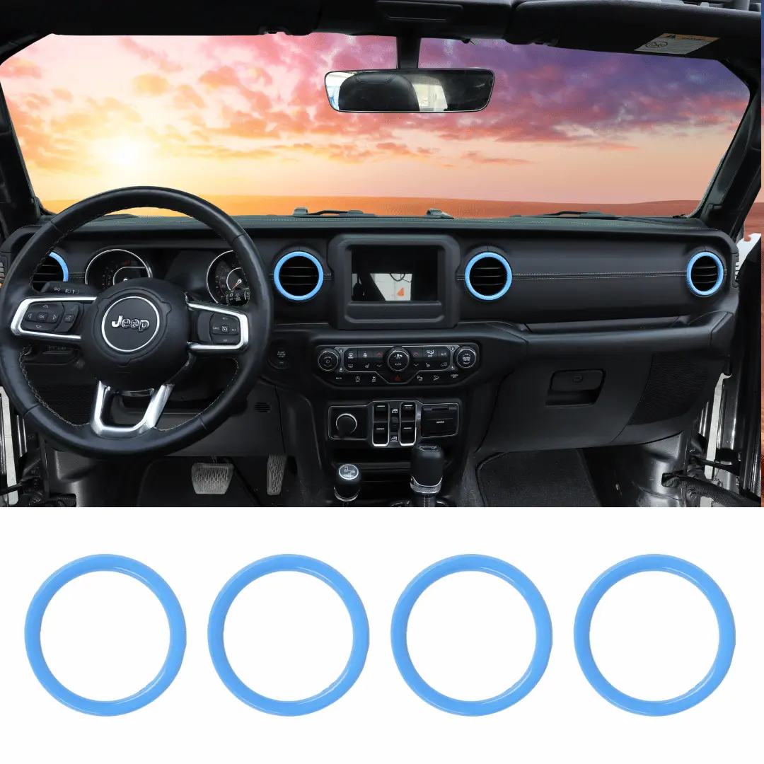 For 2018-2023 Jeep Wrangler JL JLU &Gladiator JT Air Vents Bezel Cover Trim - Image 20