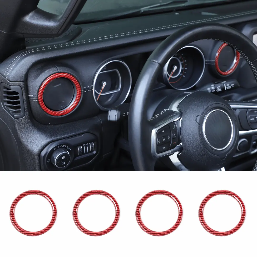 For 2018-2023 Jeep Wrangler JL JLU &Gladiator JT Air Vents Bezel Cover Trim - Image 21