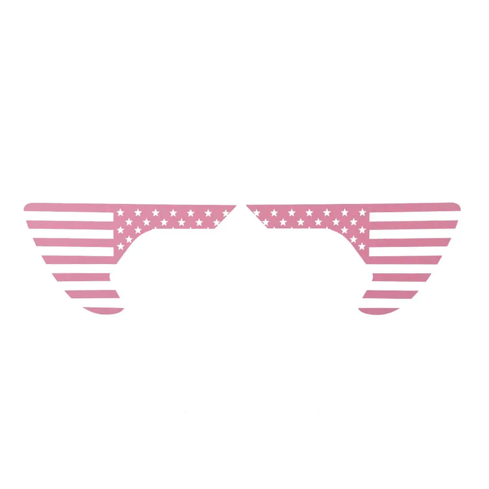 For 2018+ Jeep Wrangler JL & Gladiator JT American Flag Fender Vent Decal Stickers Trim - Image 8