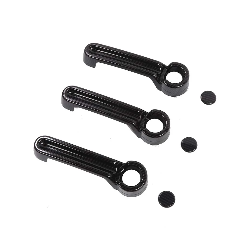 For 2007-2018 Jeep Wrangler JK 2 Doors Exterior Door Handle & Tailgate Cover Trim - Image 9