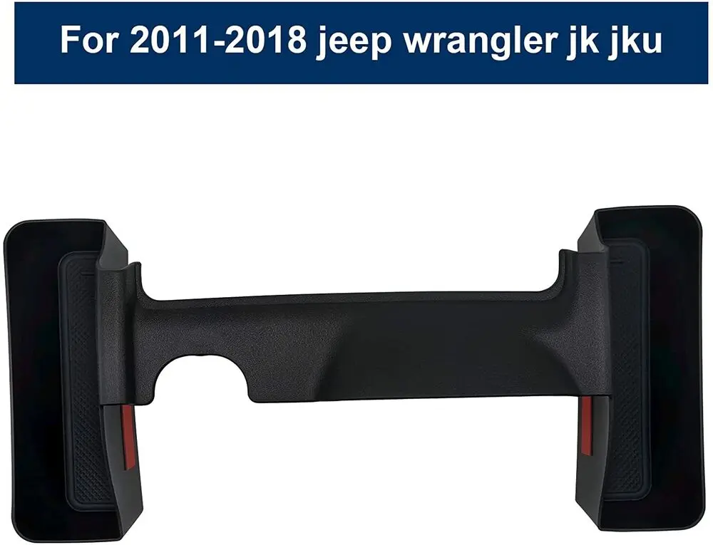 For 2011-2018 Jeep Wrangler JK Center Console Gear Shift Side Storage Box Black-Not Fit Manual Transmission - Image 4