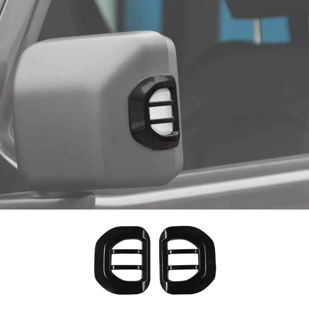 For 2018+ Jeep wrangler JL JLU Rear Mirror Turn Signal Decoration Cover Trim