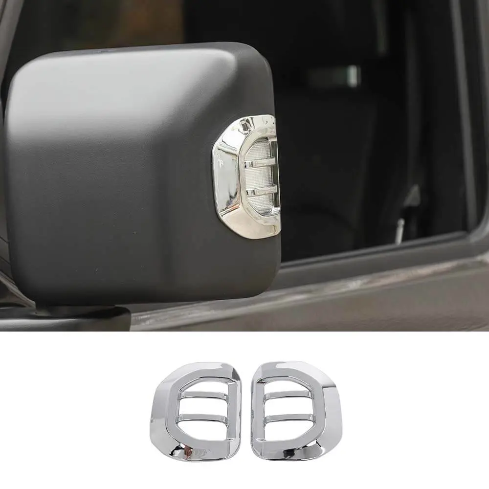 For 2018+ Jeep wrangler JL JLU Rear Mirror Turn Signal Decoration Cover Trim - Image 10