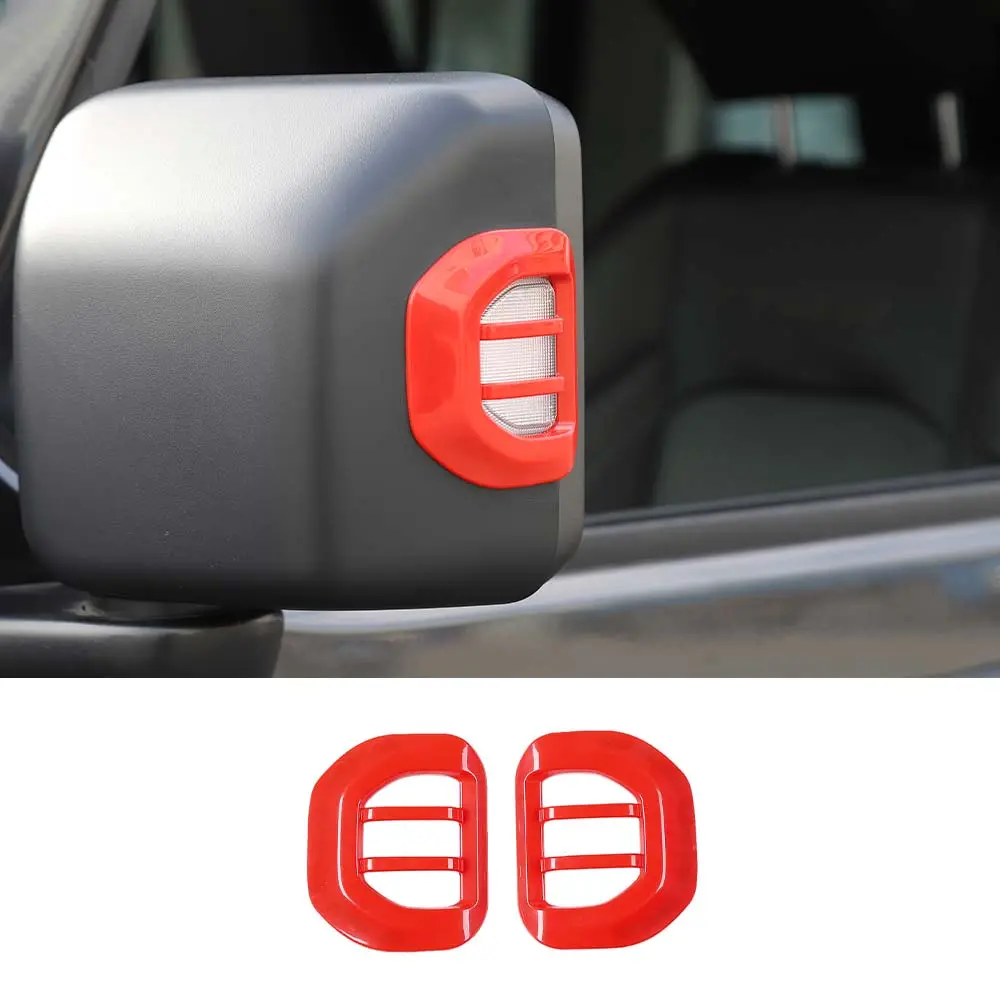 For 2018+ Jeep wrangler JL JLU Rear Mirror Turn Signal Decoration Cover Trim - Image 9