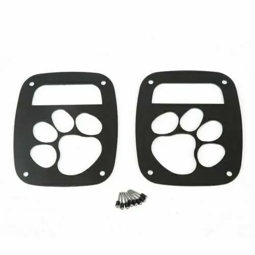 For 1997-2006 Jeep Wrangler TJ Rear Taillight Guard Paw Trim Cover - Image 7