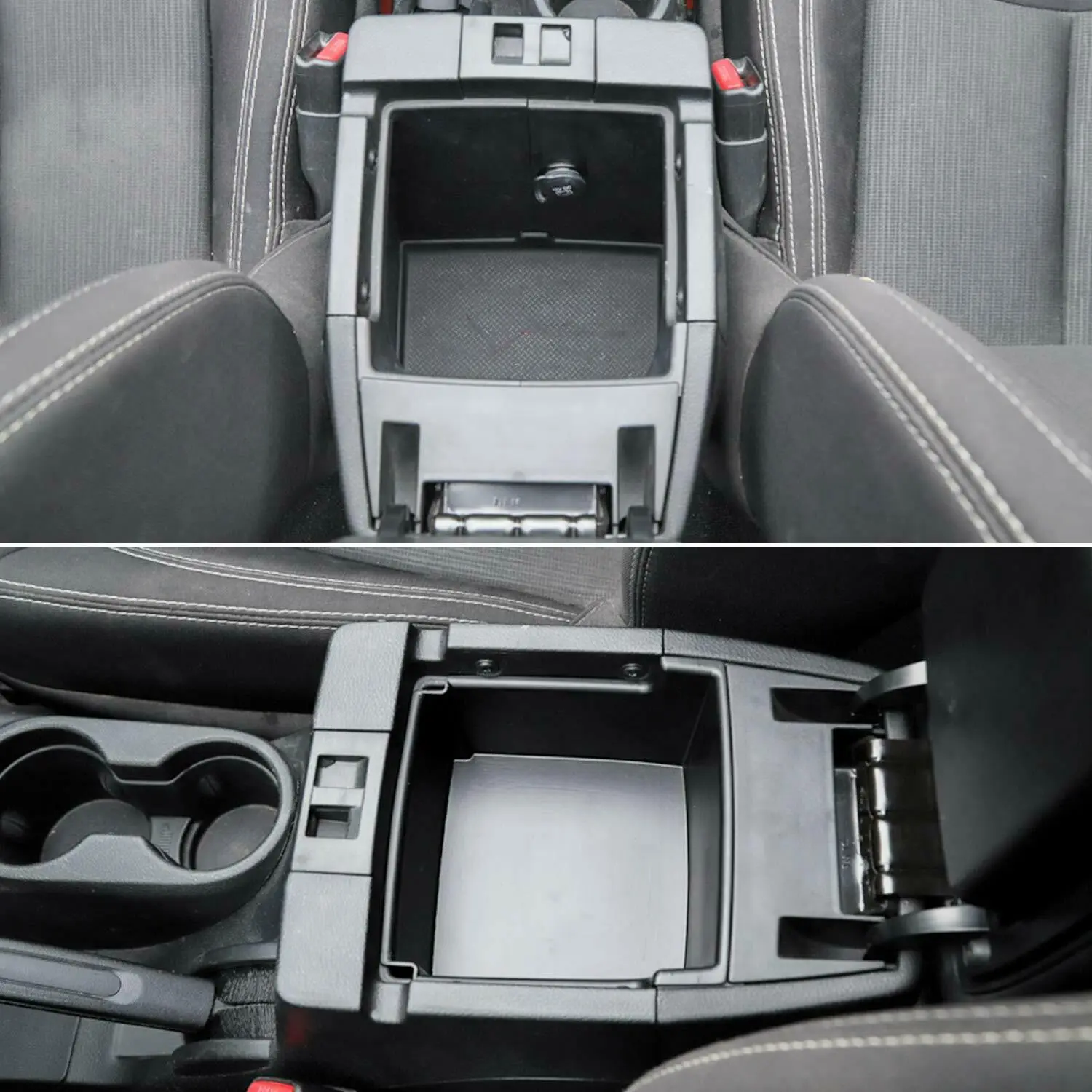 For 2011-2018 Jeep Wrangler JK JKU Car Center Console Armrest Storage Box Organizer Divider - Image 4