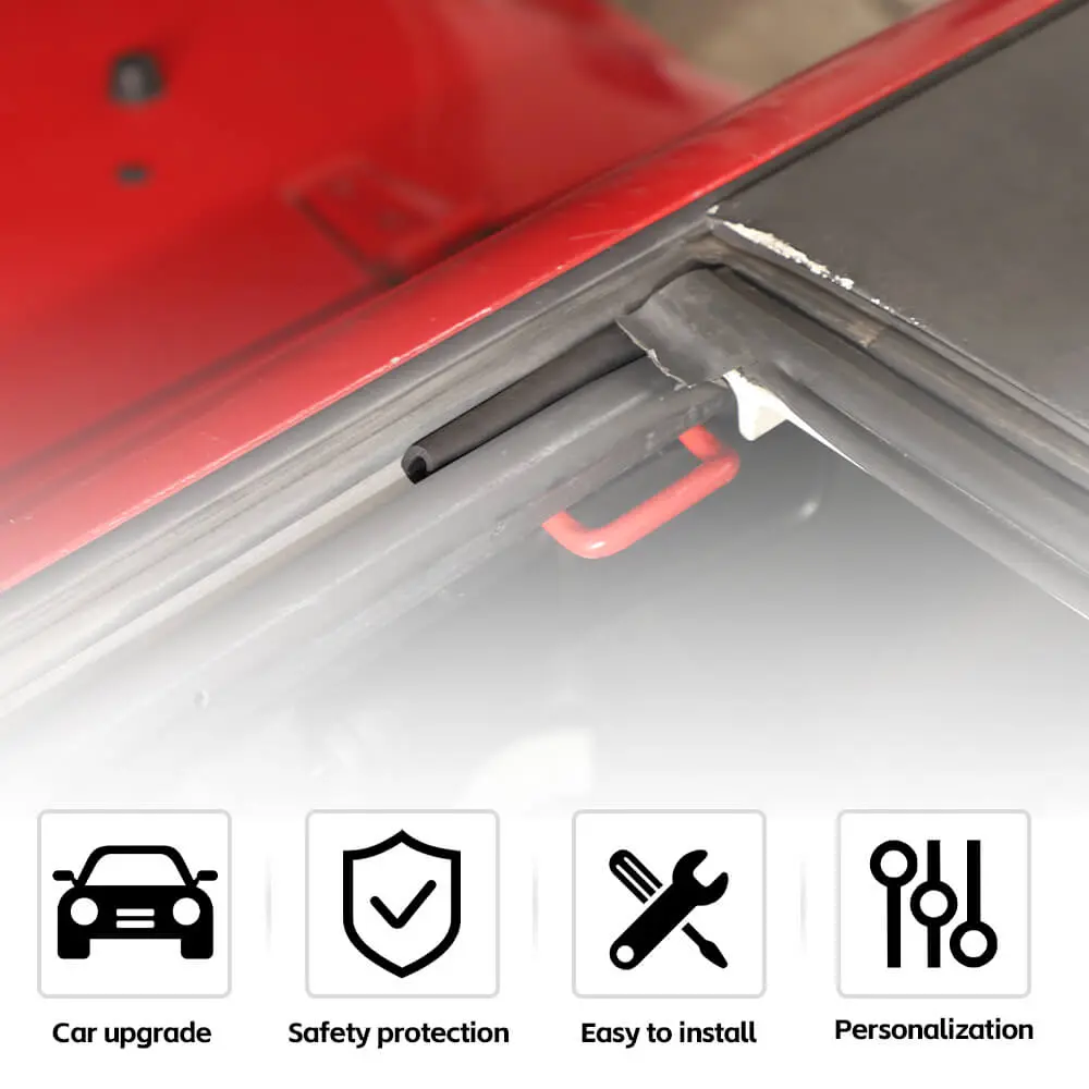 For 2007-2018 Jeep Wrangler JK Hard Top Seal Kit Roof Foam Blocker Leak Repair Kit - Image 6