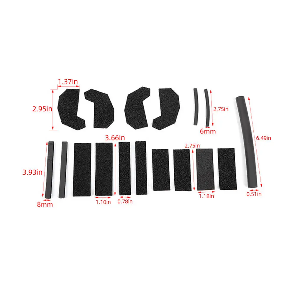 For 2007-2018 Jeep Wrangler JK Hard Top Seal Kit Roof Foam Blocker Leak Repair Kit - Image 9