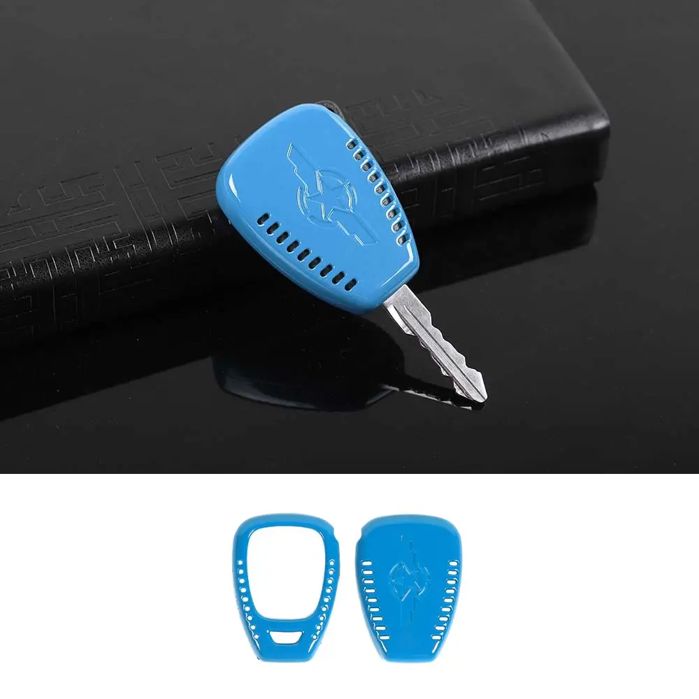 For Jeep Wrangler JK JKU 2007-18 / Compass 2008-16 / Patriot 2011-16 Car Key Fob Cover Case - Image 10