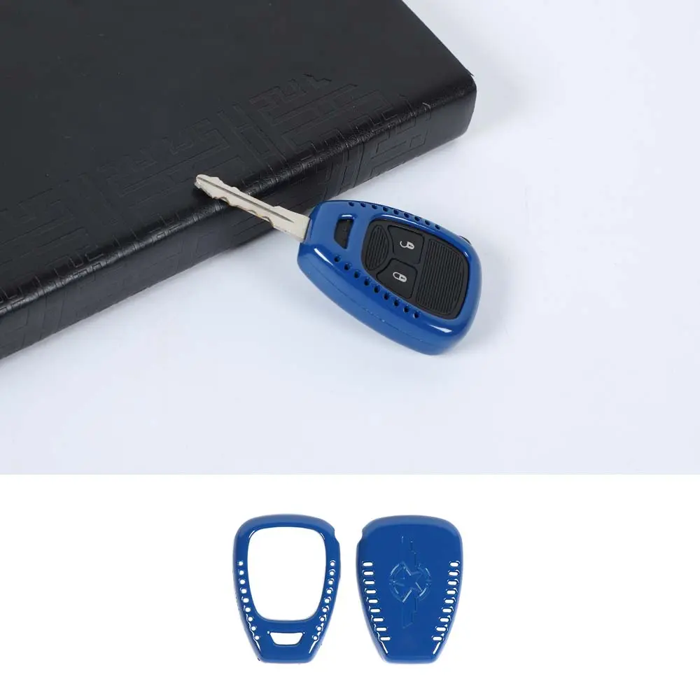 For Jeep Wrangler JK JKU 2007-18 / Compass 2008-16 / Patriot 2011-16 Car Key Fob Cover Case - Image 13