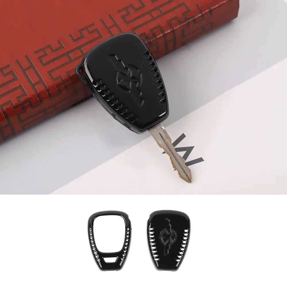 For Jeep Wrangler JK JKU 2007-18 / Compass 2008-16 / Patriot 2011-16 Car Key Fob Cover Case - Image 19