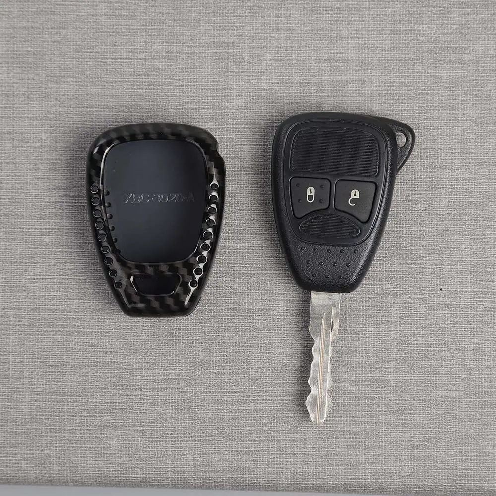 For Jeep Wrangler JK JKU 2007-18 / Compass 2008-16 / Patriot 2011-16 Car Key Fob Cover Case - Image 6