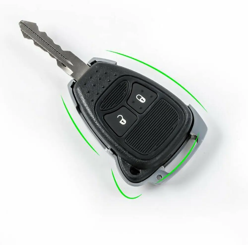 For Jeep Wrangler JK 08-18/ Compass 08-15/ Patriot 11-16 Car Key Fob Shell Case - Image 9