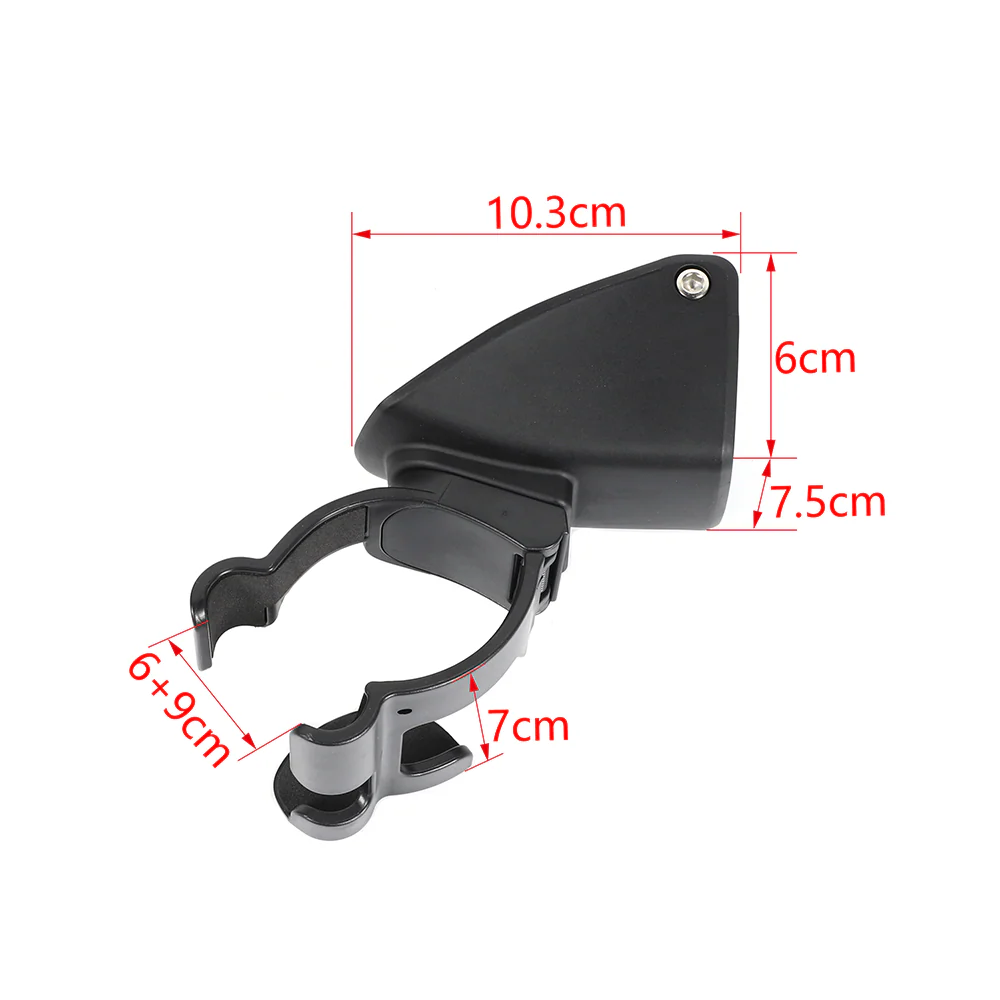 For 2015+ Jeep Renegade Car Phone & Cup Holder Mount Multi-function Stand Black - Image 6