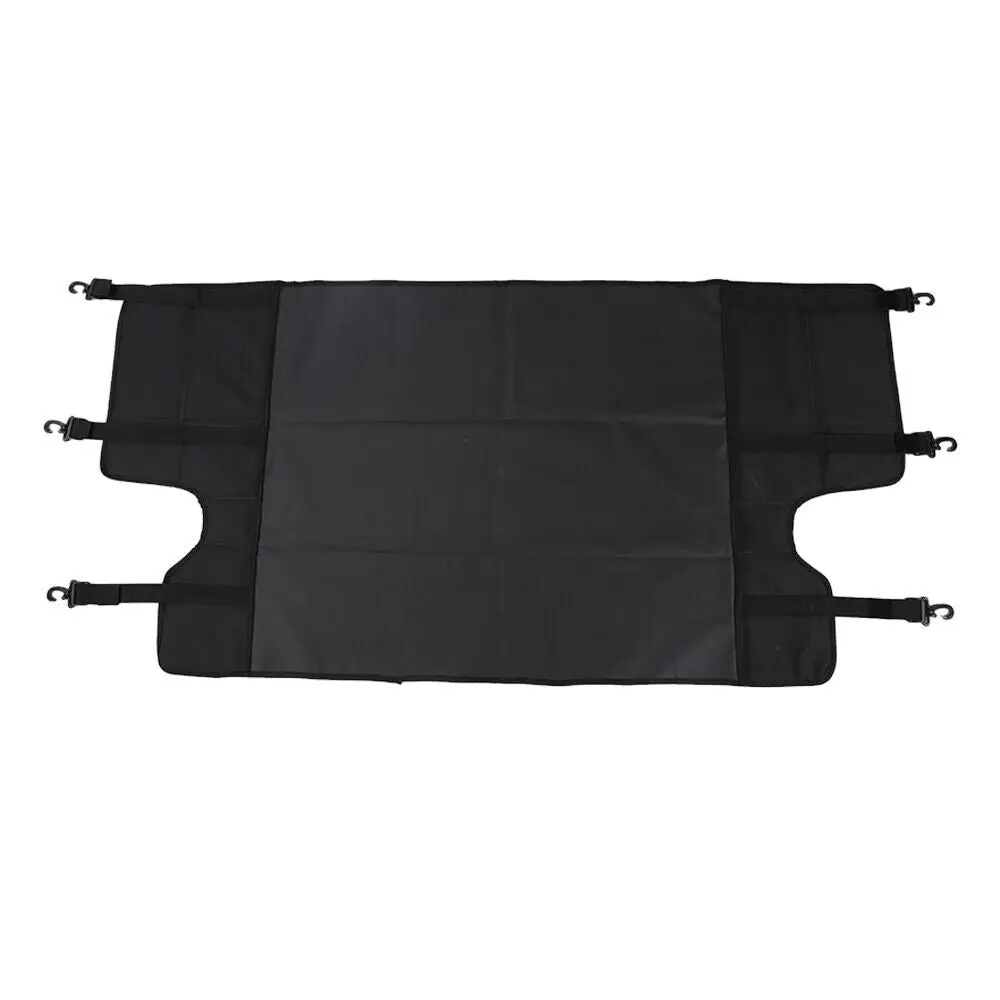 For 2007-2018 Jeep Wrangler JK 4Door Car Rear Trunk Shade Cargo Cover Curtain Black - Image 7